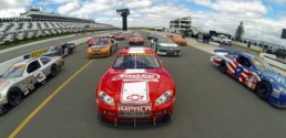 Race Cars Lining up to Race