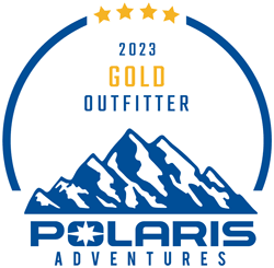 Polaris Adventures 2023 Gold Outfitter Badge